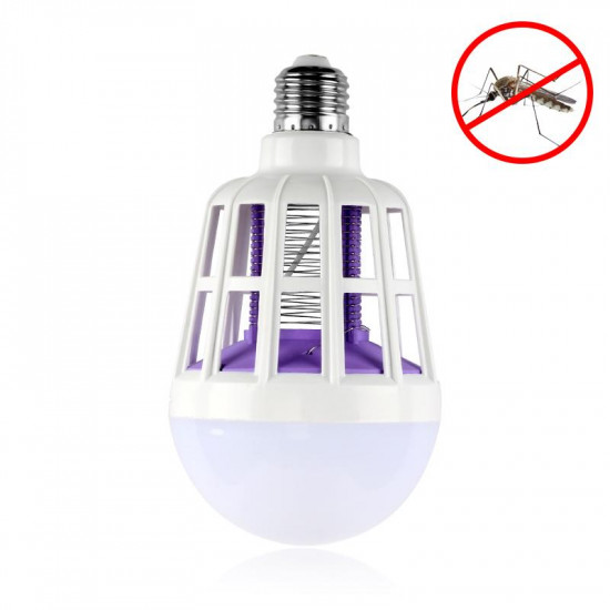 Bec anti-insecte cu led 15 W. Lampa UV anti-tantari.