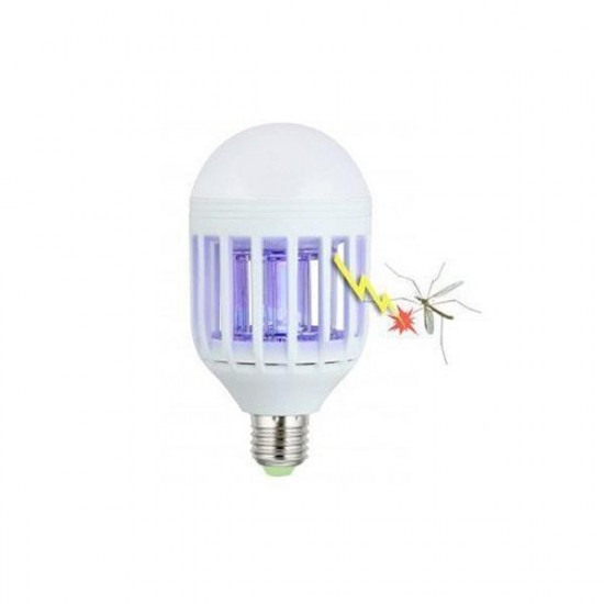 Bec anti-insecte cu led 15 W. Lampa UV anti-tantari.