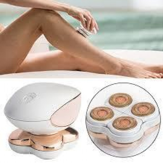 Epilator electric fara durere, Flawless Legs, cu acumulator, lumina alba