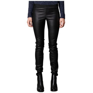 Colanti dama negri din imitatie de piele Colanti dama negri din imitatie de piele