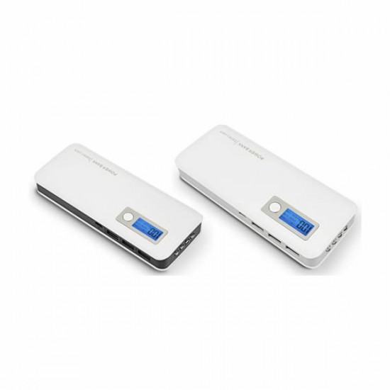 Baterie externa 15000 mAh reali, 3 porturi USB + Lanterna