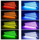 Lumini ambientale auto Kit interior LED RGB cu telecomanda, 9 LED