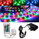 Banda led RGB 5 metri cu telecomanda si joc de lumini multicolore