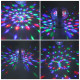 Bec rotativ dublu multicolor - Lampa efect disco