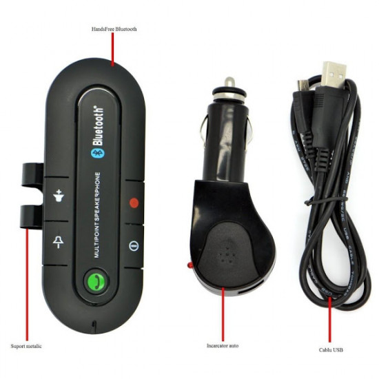 Car Kit Auto Difuzor Bluetooth + Ochelari condus noaptea Night View