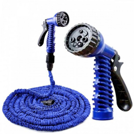 Furtun Magic Hose extensibil 60 metri + Pistol de udat + Manusi de gradina