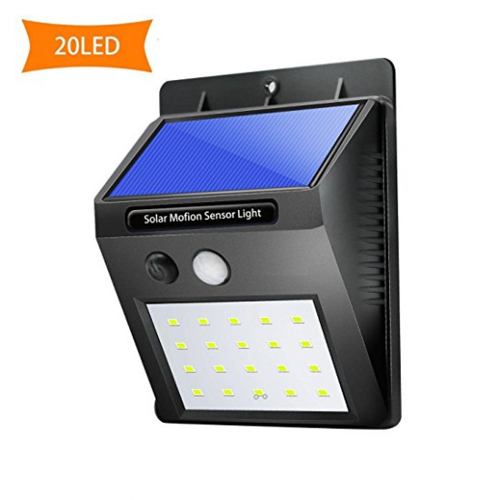 Lampa solara de perete cu senzor miscare 20 LED