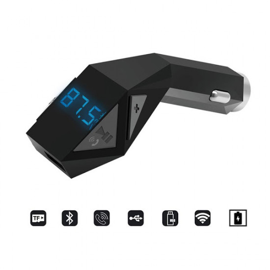 LICHIDARE STOC:Modulator Bluetooth auto FM - Car Kit N8