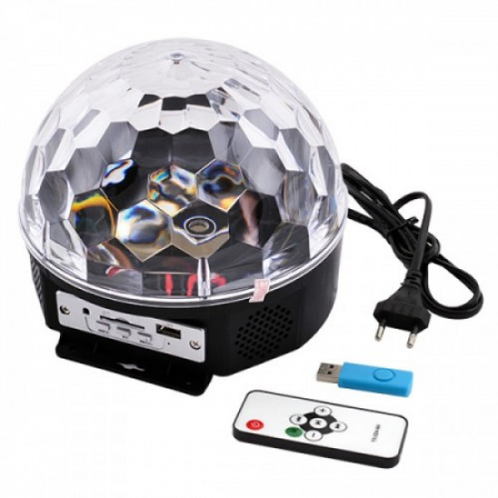 Proiector Disco Led cu telecomanda si Redare Audio MP3 + Stick cadou