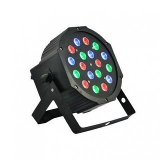 Reflector 18 LED RGB cu proiectie lumini