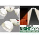 Set 2 becuri pivotante LED fara fir si cu senzor Night Eyes