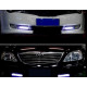 Set 2 benzi auto albe cu led 6W pentru consum redus