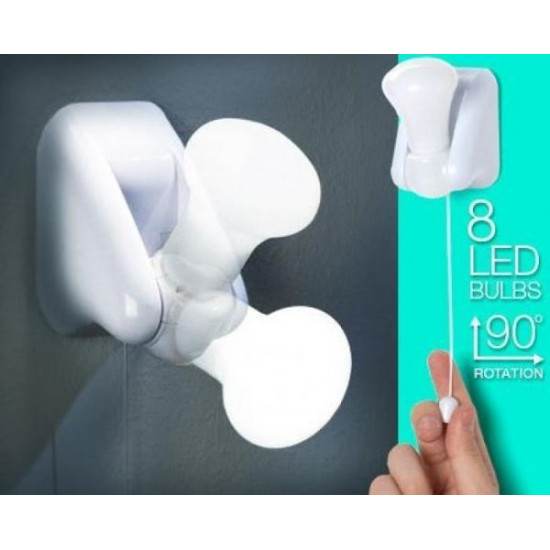 Set complet 8 becuri reci Handy Bulb fara fir cu intrerupator