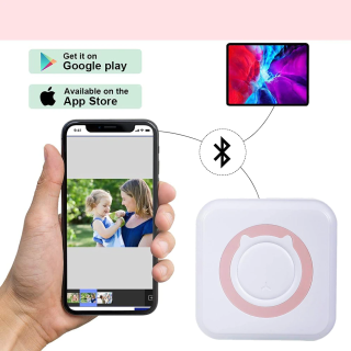 Mini imprimanta termica portabila pentru telefon