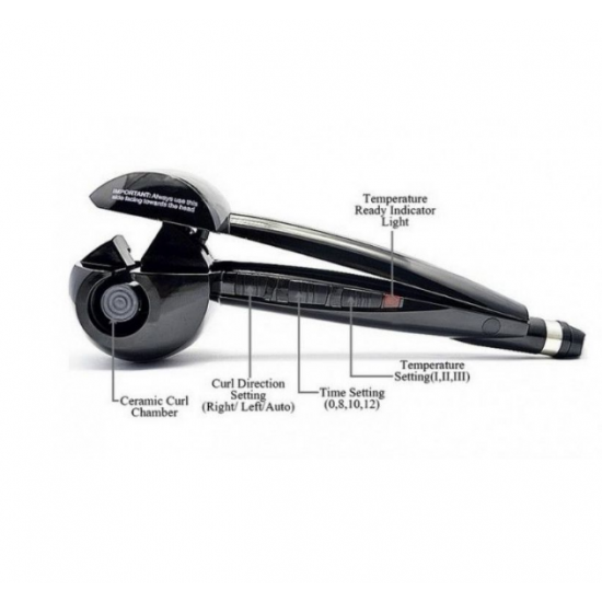 Ondulator Hair Curler , 230 grade, Functie ionica, 3 trepte de temperatura