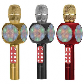 MICROFON KARAOKE DISCO LED WIRELESS HIFI