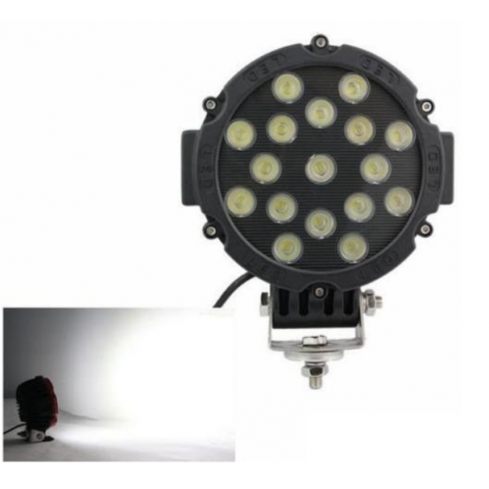 Proiector LED Auto Offroad 51W/12V-24V, 4600 Lumeni