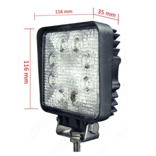 Proiector LED auto offroad 24W 12V-24V, 2000 lumeni Proiector LED auto offroad 24W 12V-24V, 2000 lumeni