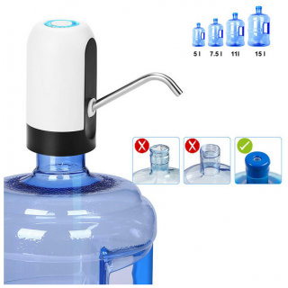 Pompa electrica cu USB pentru bidoane apa Pompa electrica cu USB pentru bidoane apa