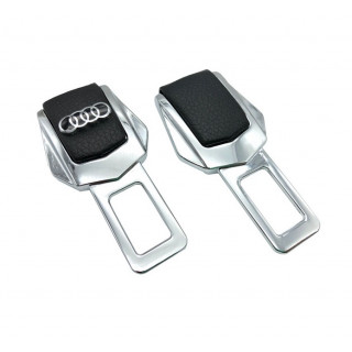 Set 2 bucati Anulator / Blocator Sunet Centura Piele Chrome AUDI