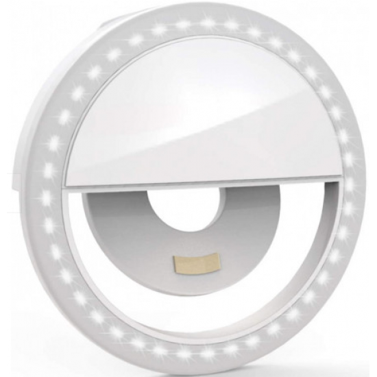 Selfie Ring Light, Lampa lumina portabila cu inel LED, selfie telefon mobil smartphone