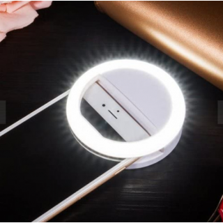 Selfie Ring Light, Lampa lumina portabila cu inel LED, selfie telefon mobil smartphone