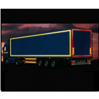 Banda reflectorizanta auto 25m, tip fagure Banda reflectorizanta auto 25m, tip fagure