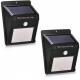 Set 2 Lampi Solare cu 20 LED, senzor de miscare si senzor de lumina