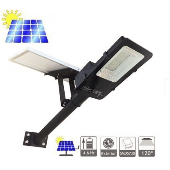 Proiector LED , 60 W cu panou solar , water proof IP65, cu telecomanda si temporizator