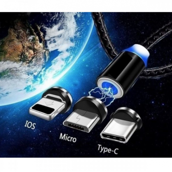 Cablu de incarcare magnetic cu led indicator