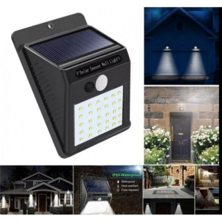 Set 3 x Lampa cu incarcare solara si senzor de miscare 30 LED