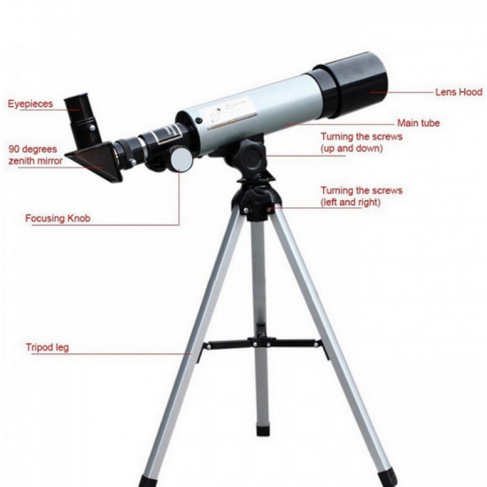 Telescop astronomic pentru amatori si incepatori F36050