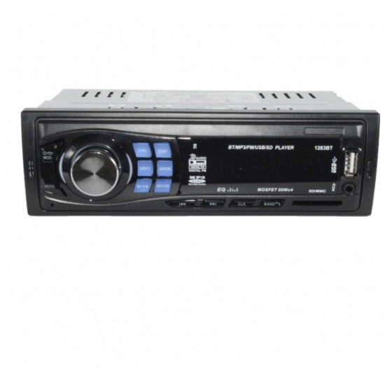 Player auto MP3 cu radio FM usb slot sd si telecomanda 1283bt