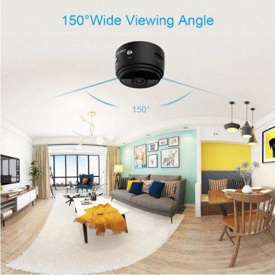 Mini Camera WiFi de Supraveghere, 1080p, Full HD