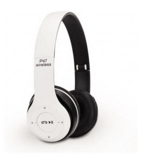 Casti 3 in 1 wirelles P47 cu microfon, slot microSD si microfon incorporat ALB Casti 3 in 1 wirelles P47 cu microfon, slot microSD si microfon incorporat ALB