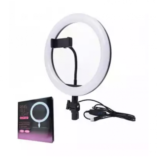 Lampa circulara cu suport selfie, 60W