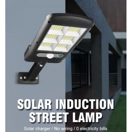 LICHIDARE STOC:Lampa solara cu 120 leduri, panou solar, senzor de miscare si de lumina