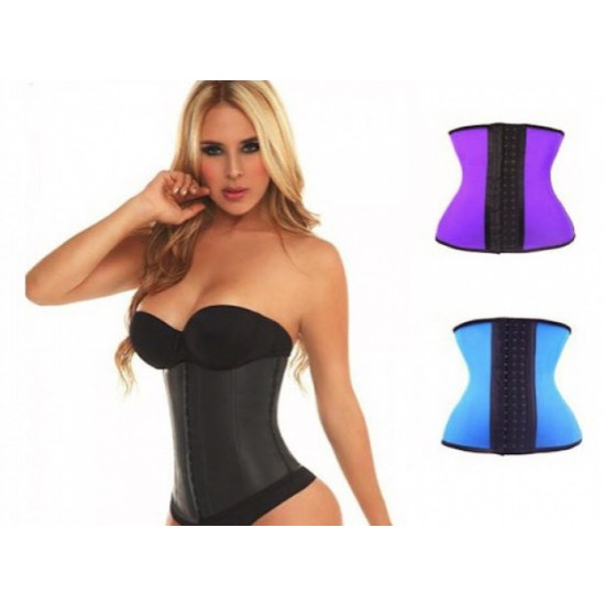 LICHIDARE STOC: Corset din latex pentru talie de viespe L