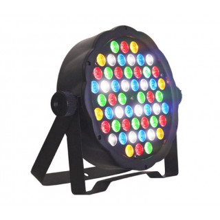 LICHIDARE STOC:Proiector plat cu 54 LED-uri RBG colorate, Par Light