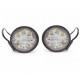 Set 2 proiectoare rotunde 27W (17 mm), 9 Led-uri