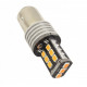 Set x 2 becuri LED P21W BA15s Portocalii Canbus