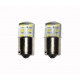 Set 2 becuri Led 1156 12 led SMD siliconat cu flash