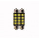 Set 2 becuri tip led, c5w sofit 40mm 16SMD ALB 12V