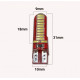 Set 2 x Bec LED pozitie T10 W5W,cu 24 leduri CANBUS