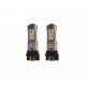 Set 2 becuri led PW24W cu 10SMD Cree Portocaliu