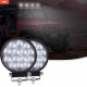 Set 2 proiectoare LED Rotunde, 14 LED uri, 45mm, 42W