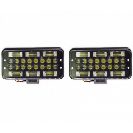 Set 2 proiectoare LED, 198W per proiector, 9-30V