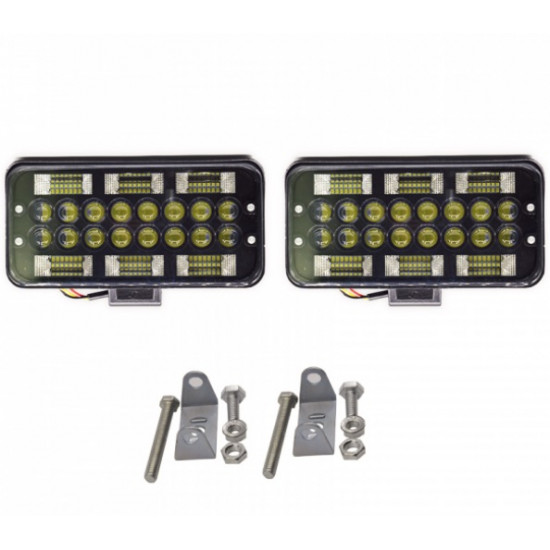 Set 2 proiectoare LED, 198W per proiector, 9-30V