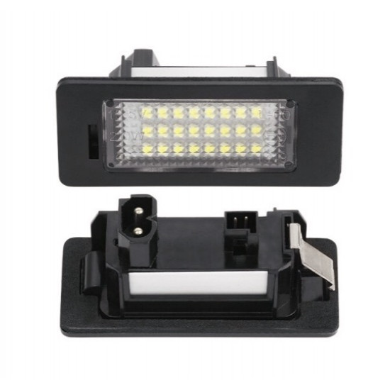 Set lampi LED numar BMW Alb Xenon