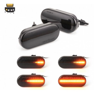 Set 2 lampi semnalizare laterala fumurie LED AUDI Set 2 lampi semnalizare laterala fumurie LED AUDI